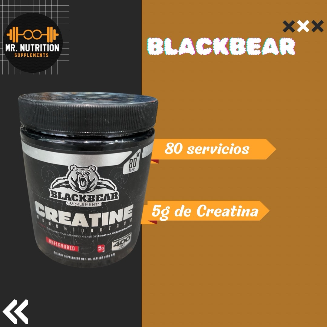 Creatina BLACKBEAR 80 serv